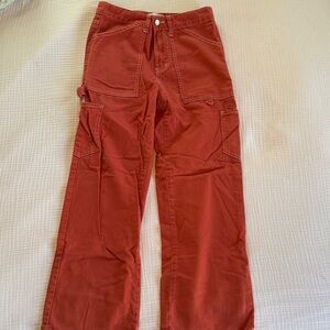 Dusty Orange SONG Cargo Pants